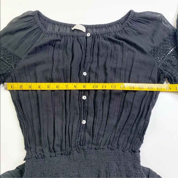 Love Shack Fancy Long Sleeve Peasant Dress Sz 0 - Picture 3 of 6